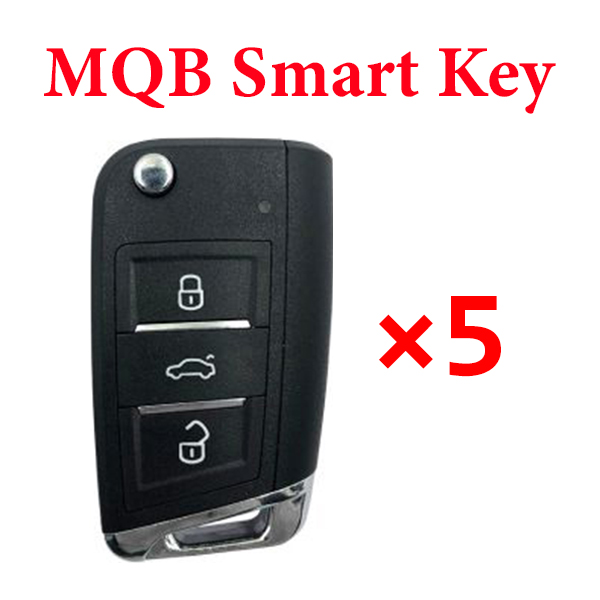 Xhorse VVDI Universal Smart Key - XSMQB1EN VW MQB Type  - Pack of 5