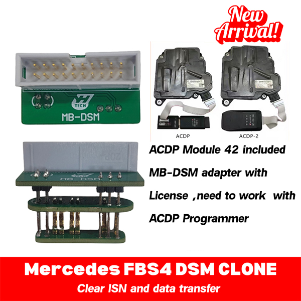 Yanhua ACDP Module 42 for Mercedes FBS4 DSM Clear ISN AND data transfer