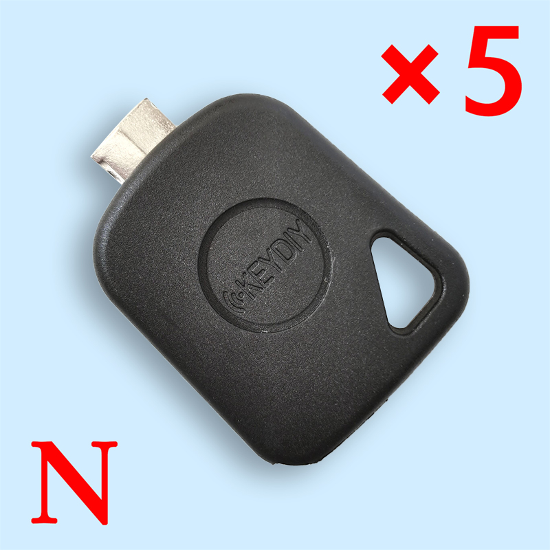 Universal Key Shell Handle Transponder Key Case For KEYDIY Car Key Fob Shell For KD Key Blade - 5 pieces