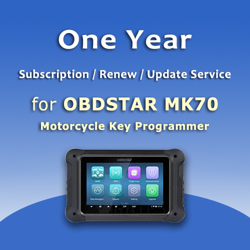 OBDSTAR - MK70 Motorcycle Key Programmer 1 Year Update Subscription
