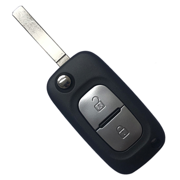 2 Buttons 434 MHz Flip Remote Key for Renault - PCF7947