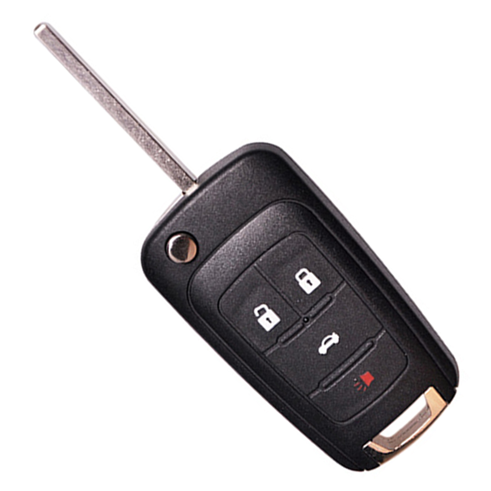 3+1 Buttons 434 MHz Flip Remote Key for Chevrolet