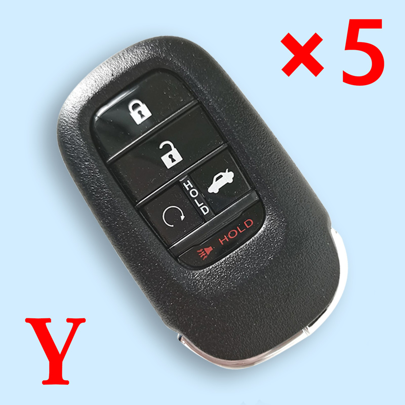 Smart Key Shell for Honda - Pack of 5
