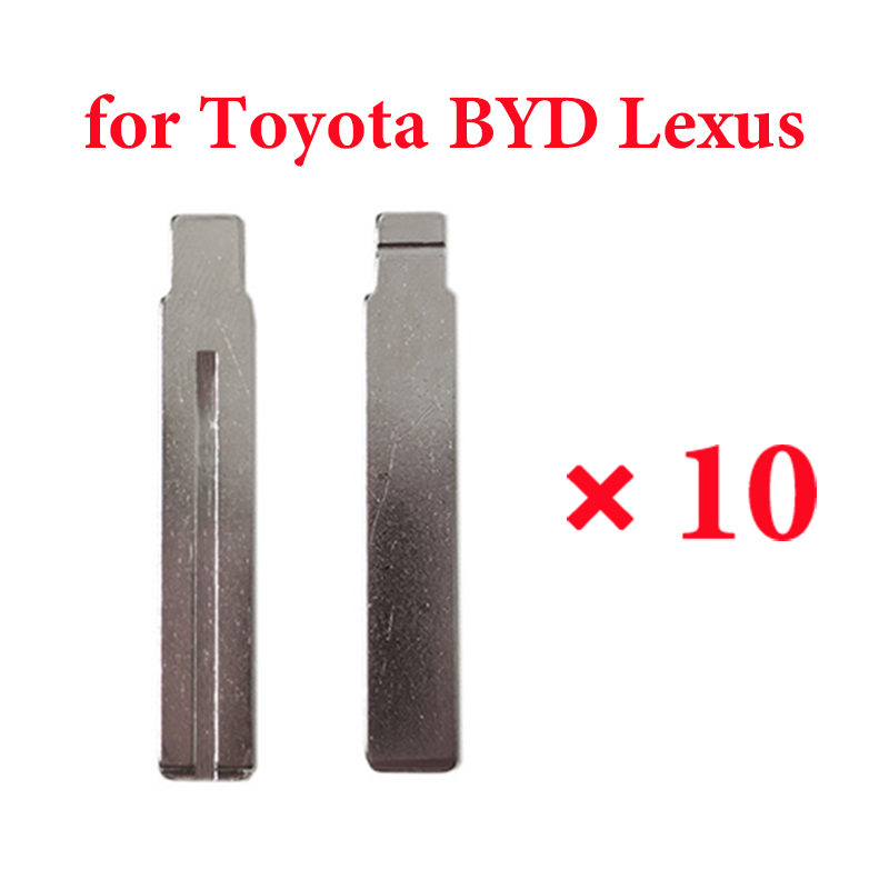 Key Blade #165 VVDI Slot Suitable for Toyota BYD Lexus Smart Key Blade Single-sided Tooth Thickness 1.8 KD Blade 10pcs
