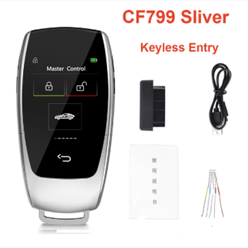 CF799 LCD Type Modified Universal Smart Key - Silver Color