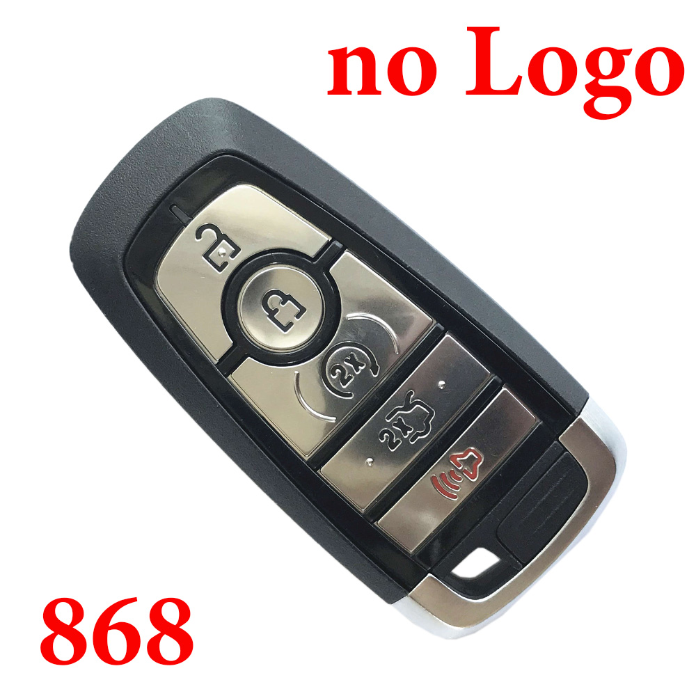 5 Buttons 868 MHz Virgin Smart Proximity Key for 2008~2019 Ford Mustang - ID49 Without Logo