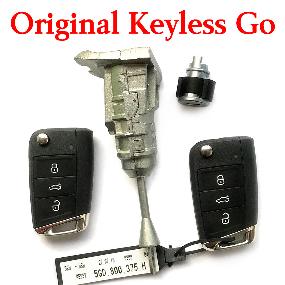 Original VW MQB Full Car Lock Set with 2 Pieces MQB Keyless Smart Key