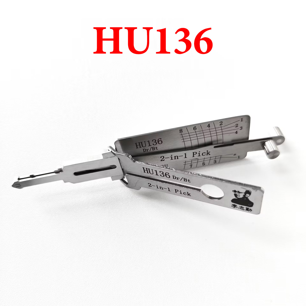 Original Lishi HU136 / HU179 2-in-1 Decoder and Pick for Renault / Dacia