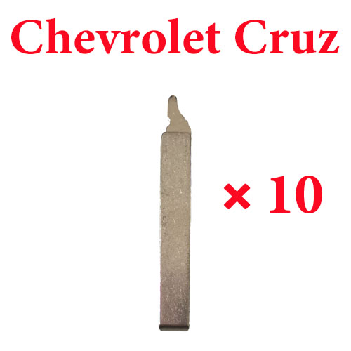 #126 Key Blade for 2015 Chevrolet Cruz  -  pack of 10 