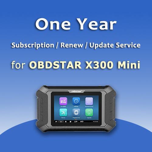OBDSTAR X300 Mini Series Annual Subscription