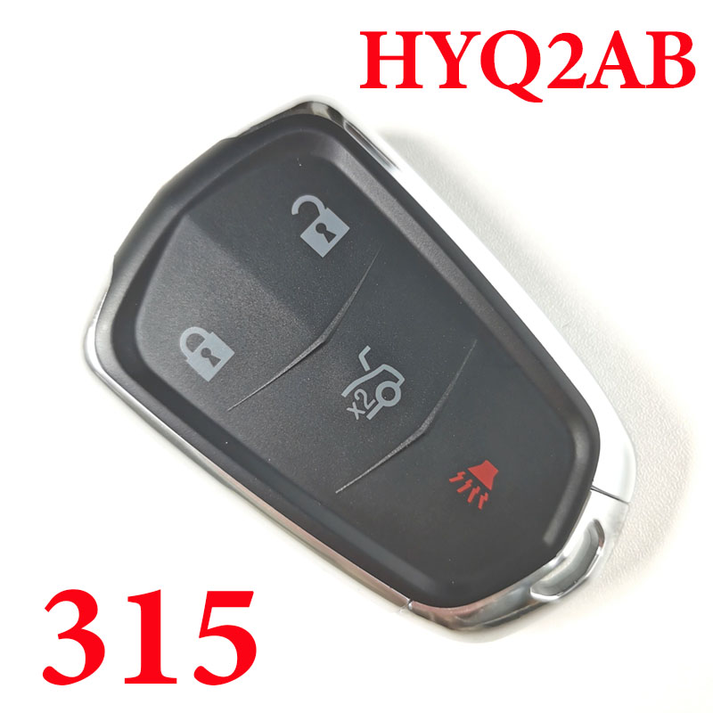 315 MHz 4 Buttons Smart Key for 2014-2019 Cadillac ATS CTS XTS - HYQ2AB 