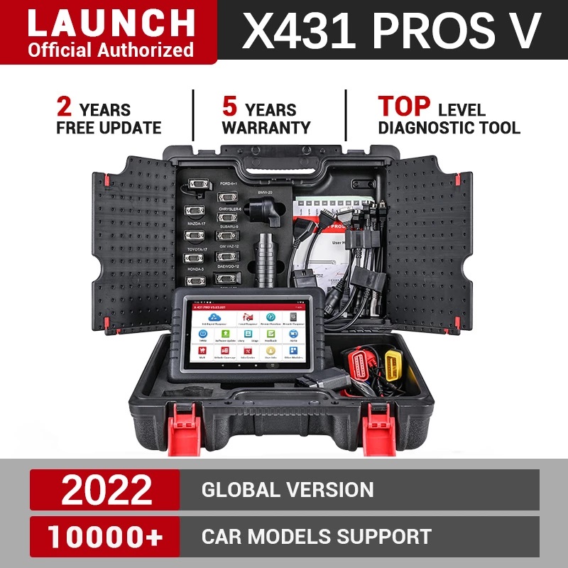 LAUNCH X431 PROS V Bi-Directional Scan Tool Full System Auto OBD2 Scanner Diagnostic Tool TPMS Programming IMMO Automotive Tool