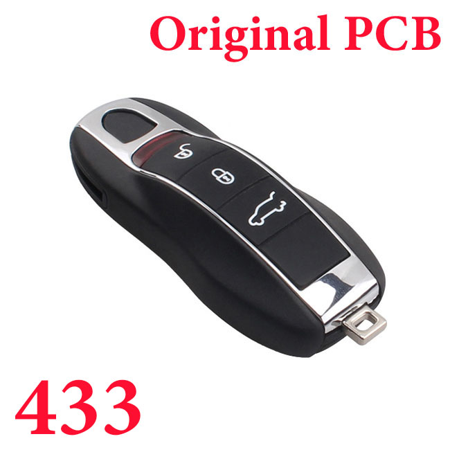 3 Buttons 433 MHz Remote Key for Porsche - with Original PCB