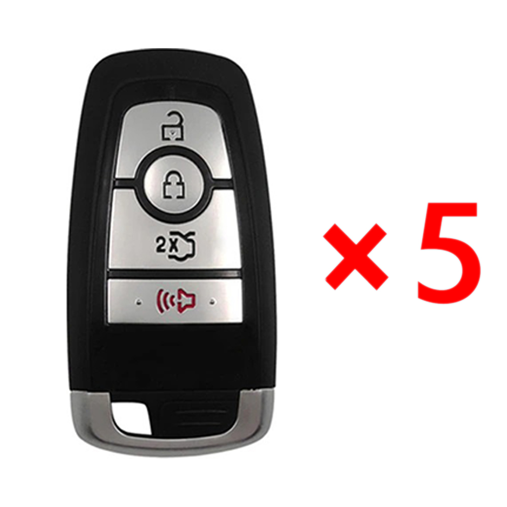 Autel IKEYFD004AL Universal Smart Remote Key 4 Buttons Ford Type - Pack of 5