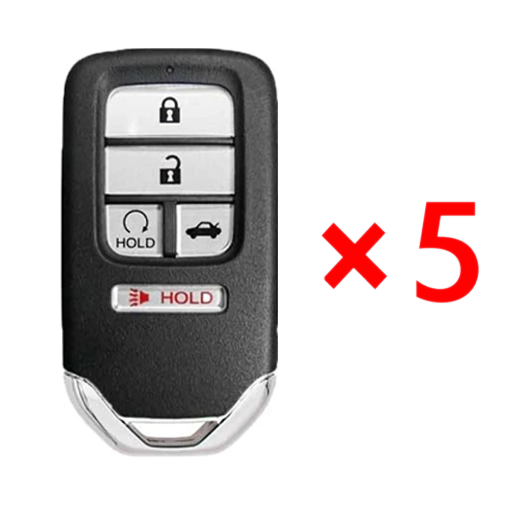 Autel IKEYHD005AL  Universal Smart Remote Key 5 Buttons Honda Type - Pack of 5