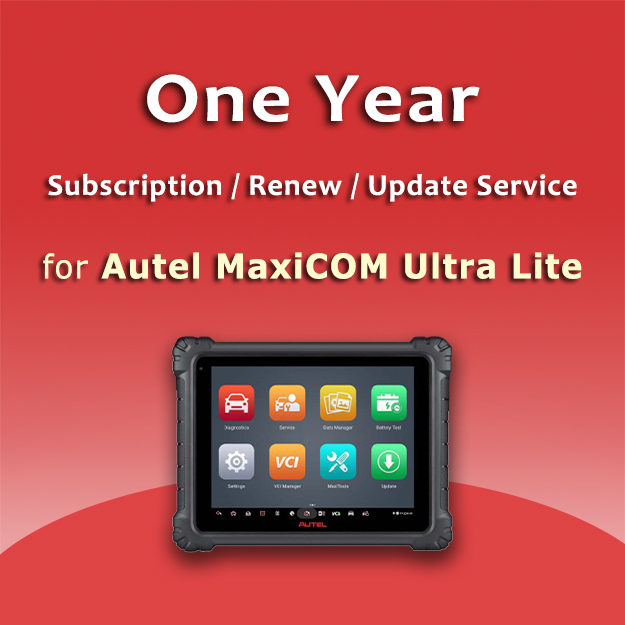 Autel MaxiCOM Ultra Lite One Year Update Service (Subsription Only)