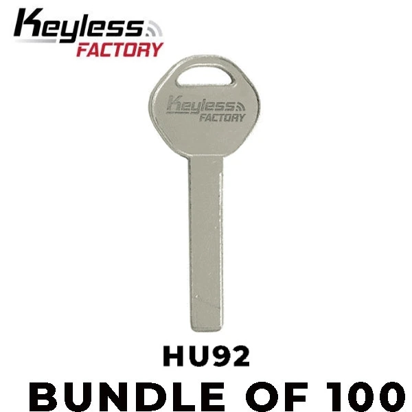 100 x BMW HU92 High Security Test Blade-SUPER SALE (BUNDLE OF 100)