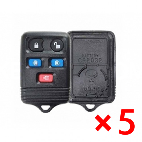 Remote Key Shell 5 Buttons for Ford- pack of 5 
