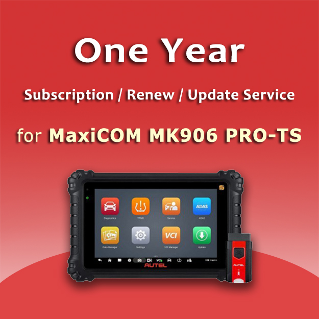 One Year Subscription for Autel MaxiCOM MK906 PRO-TS 