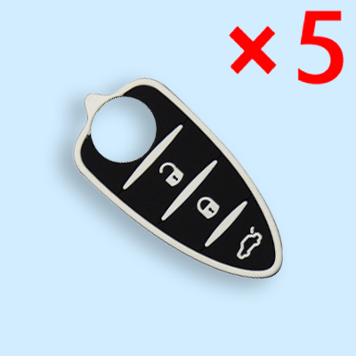 Silicone Cover for Alfa Car Keys - 5 Pieces