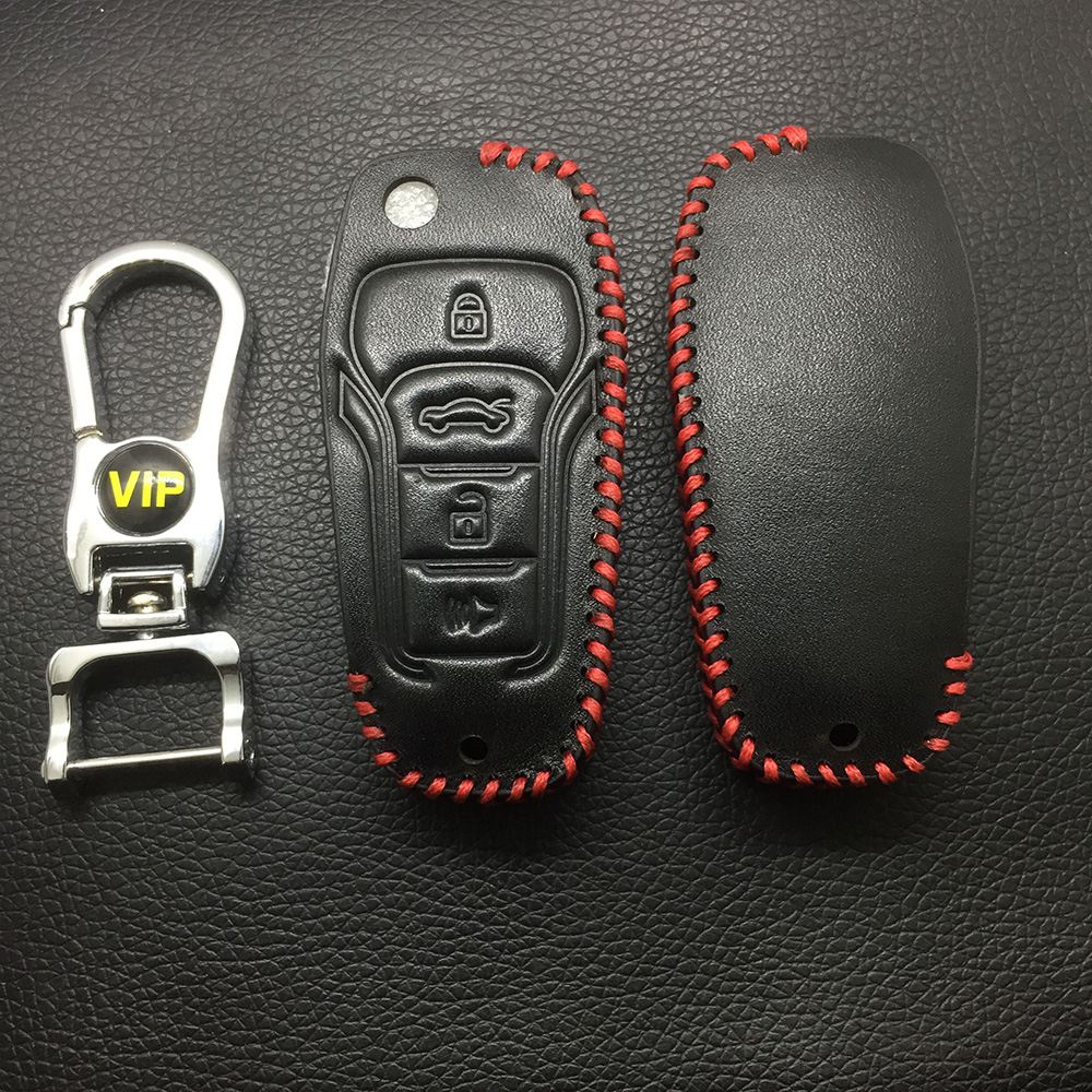 Leather Case for Ford Folding Car Key - 5 Sets