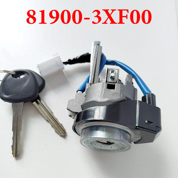 81900-3XF00 Ignition Lock Cylinder Set with 2 Keys for 2011 - 2016 Hyundai Elantra 