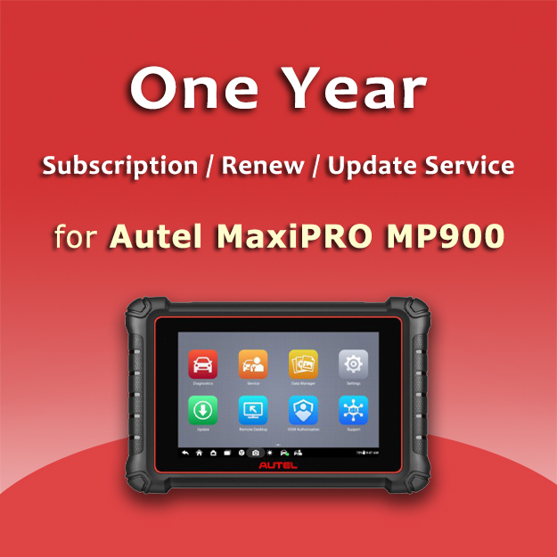 One Year Subscription for Autel MaxiPRO MP900