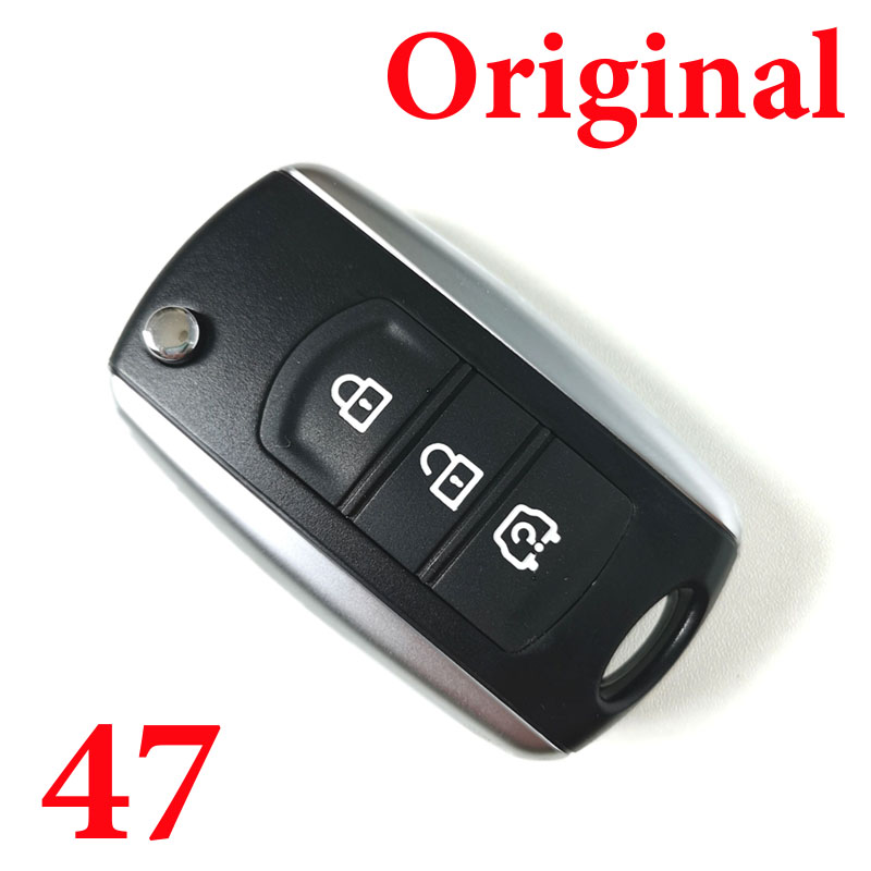 Original 434 MHz 3 Buttons Flip Remote Key for Dong Feng 560 - with 47 Chip