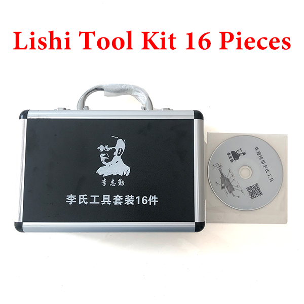 Original Lishi Lock Pick & Decoder Tool Kit - 16 Pieces 