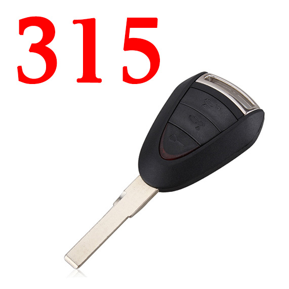 3 Buttons 315 MHz Remote Key for 1997~2004 Porsche 911 Boxster - With 48 Chip