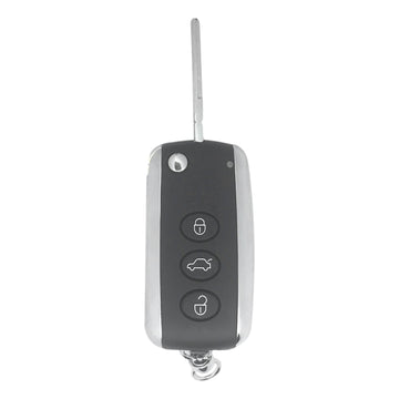 Keyless Remote Key Shell For Bentley Continental GT Flying Spur 3 Button