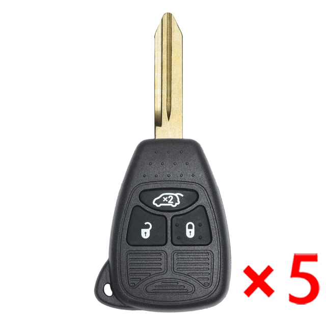 Remote Key Shell 3 Button for Chrysler - pack of 5 