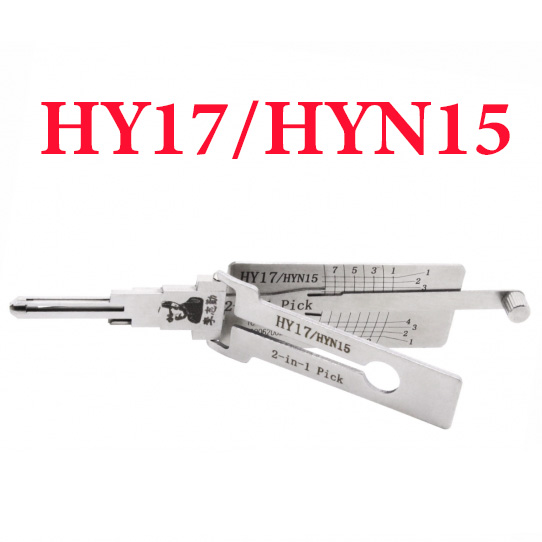Original Lishi HYN15 HY17 for Hyundai Ilco X269 2-in-1 Pick - Anti Glare