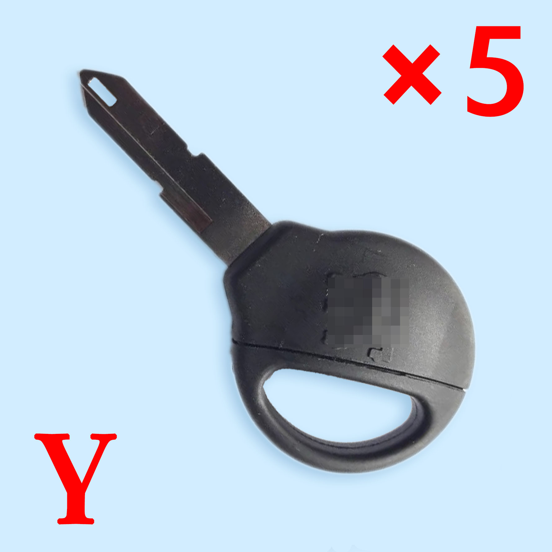 Transponder Key Shell For Peugeot 206 Key Cover Case Can Install Chip - 5 pcs