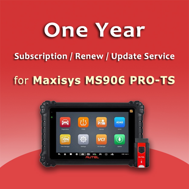 One Year Subscription for Autel Maxisys MS906PRO-TS 