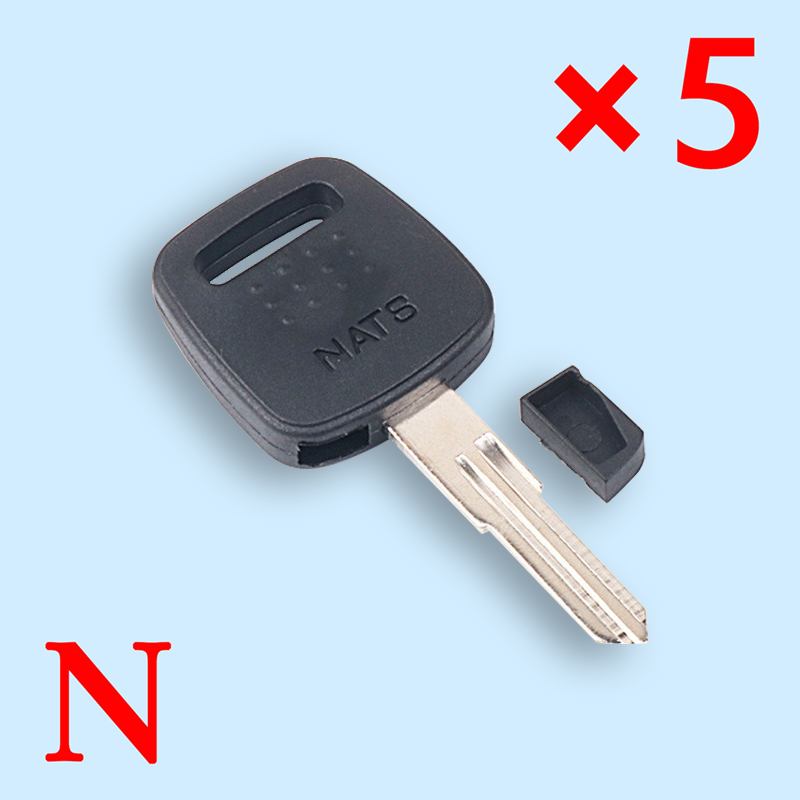 Transponder key shell for Nissan A32 - Pack of 5