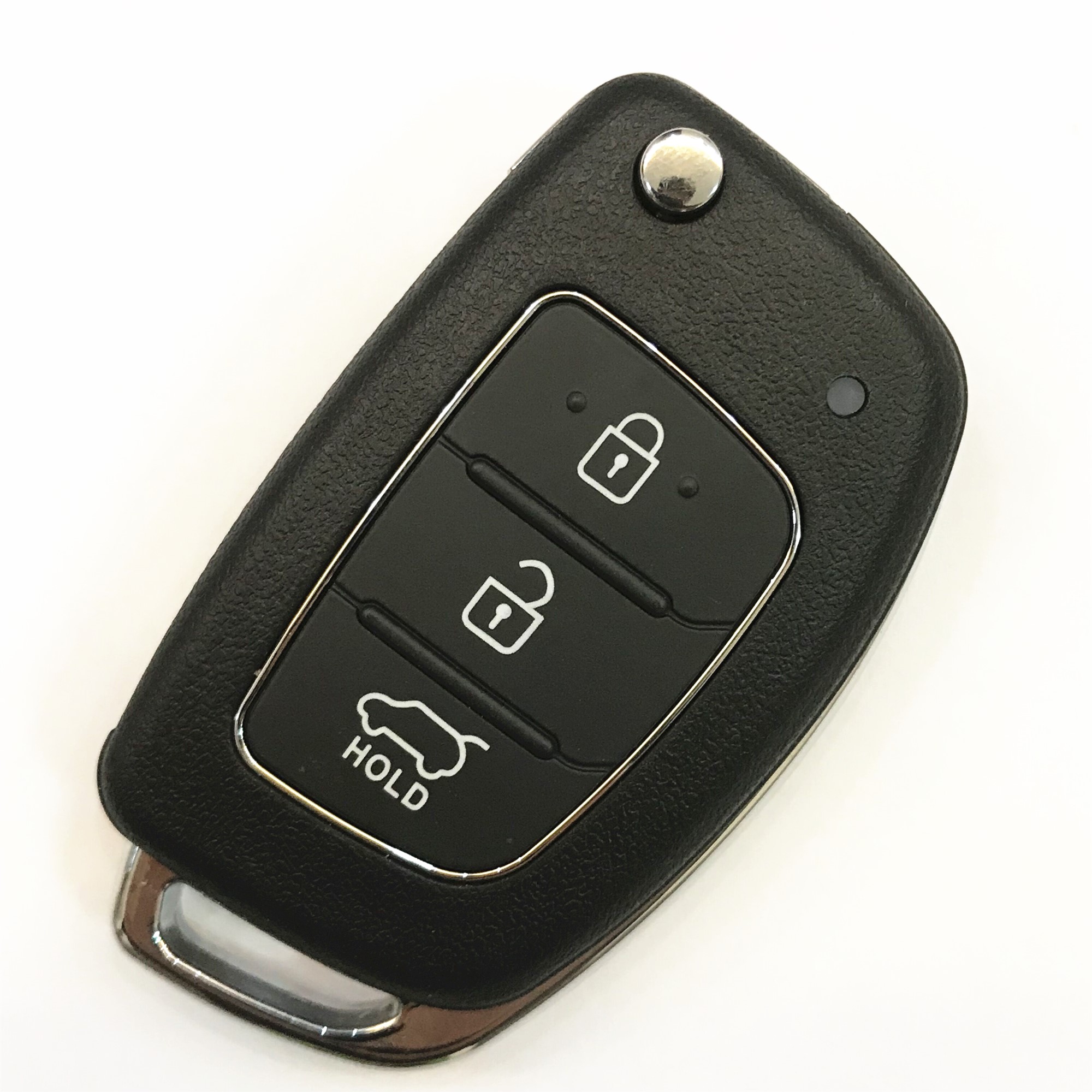 3 Buttons 434 Mhz Flip Remote Key for Hyundai New Santa Fe - 4D70 / 4D60