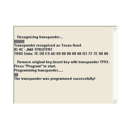 TMPro Software Module 64 for Key Copier for 4C Texas Fixed Keys Onto JMA TPX1 Or CN1 Transponder