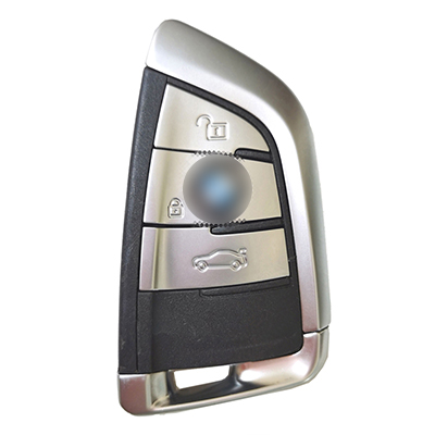 3 Buttons 434 MHz Smart Proximity Key for 2014-2018 BMW 5 X5 X6 - CAS4 CAS4+ FEM BDC - Silver Color