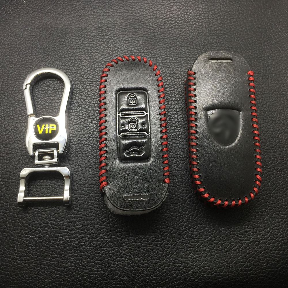 Leather Case for BAOJUN Smart Card Car Key - 5 Sets