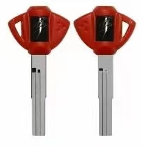 Transponder Key Shell for Suzuki Motorbike Red Color- Pack of 5