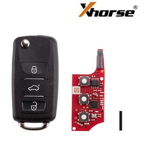 XHORSE XEB520EN Volkswagen B5 Type Super Remote with XT57 Super Chip Second Generation Universal Remote Key - Pack of 5