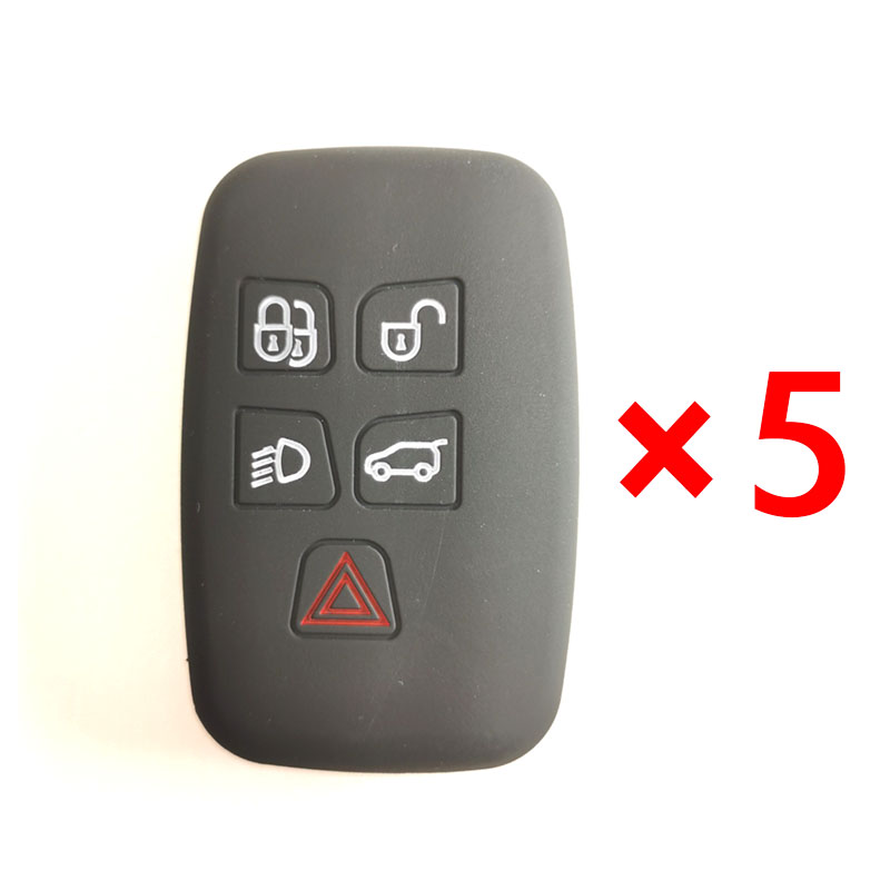 Silicone Key Cover for Land Rover - Pack of 5