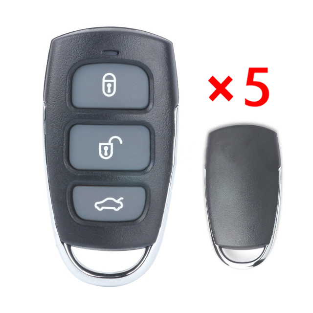 Remote Key Shell 3 Button for Hyundai Kia - pack of 5 