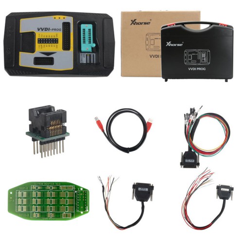 [US/EU/UK Ship] Original Xhorse VVDI Prog Programmer with Bosch ECU Adapter Read BMW ECU N20 N55 B38 ISN without Opening