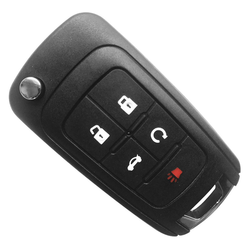 4+1 Buttons  434 MHz Flip Proximity Smart Key for Chevrolet - Keyless Go