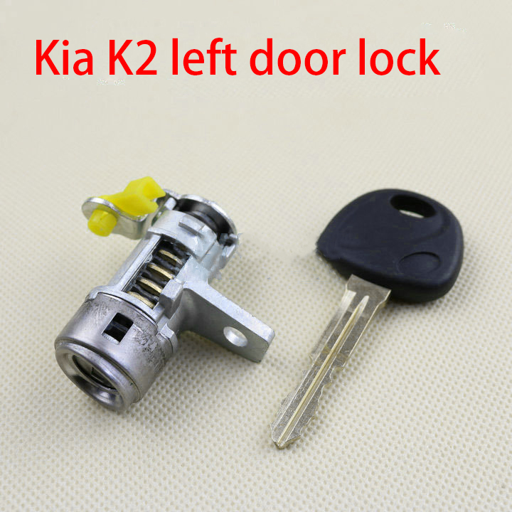 Kia K2 left door lock car lock cylinder car left door lock car full car lock driving door lock car door is pried