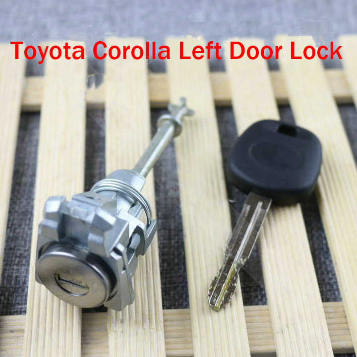 Toyota Corolla left door lock Corolla car lock cylinder Auto repair car lock replacement practice lock