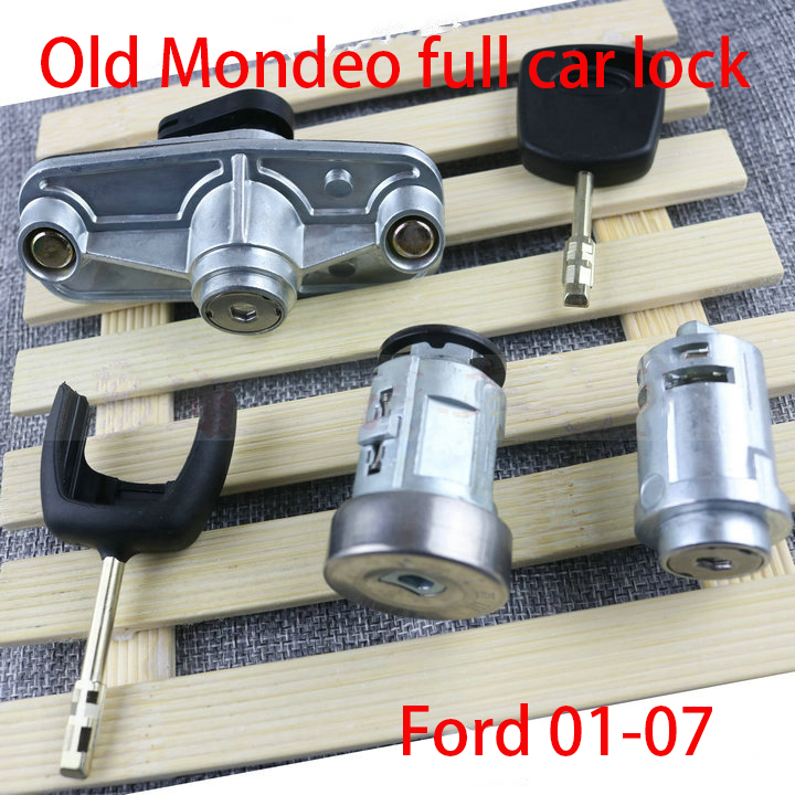 Ford 01-07 old Mondeo full car lock remote control full car lock cylinder ignition lock cylinder door lock cylinder free shipping