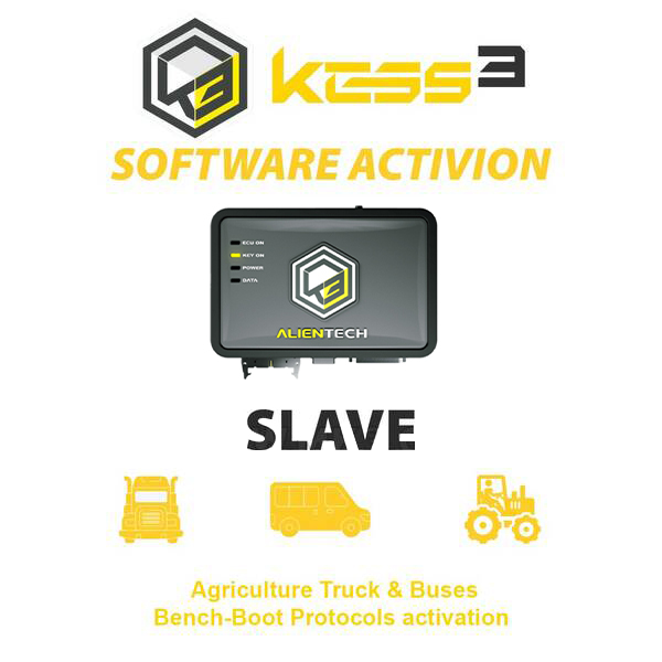 Alientech KESS3SA007 KESS3 Slave Agriculture Truck & Buses Bench-Boot Protocols activation